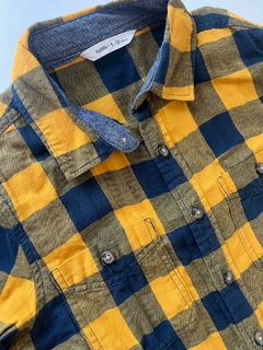 Camisa ml azul y amarillo Fuzarka 9-10a(332) - comprar online