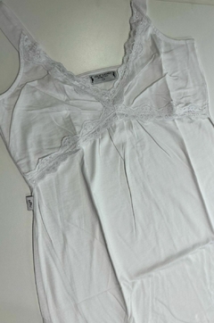 Camison blanco musculosa ¿Que sera? t.2(357) - Indy circular