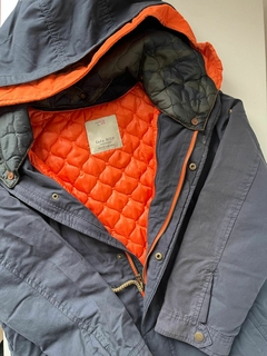 Campera inflable x dentro azul zara 11a(271) en internet