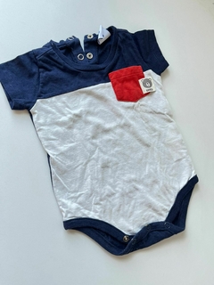 Body mc blanco y azul broer rn-3m(263)