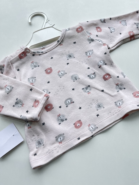 Remera Crayon osito t3m(68)