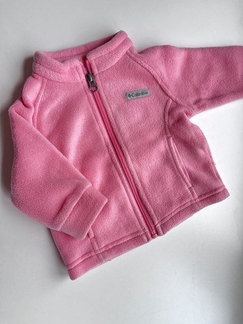Campera columbia rosa t3-6m (179)