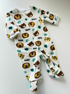 Enterito de plush blanco leones Teddy boom rn(282)