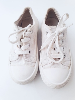 Zapatillas blancas tela cordon The Kickback t28(182) - comprar online