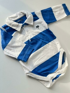 Body chomba blanco y azyl mimo 6m(288)