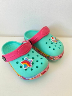 Crocs turquesas unicornio seawalk T.19(279) - comprar online