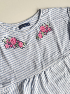 Remera mc blanca y celeste Mimo t6a(176)2da seleccion - comprar online