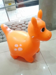 Caballo inflable saltarin naranja (126) - Indy circular