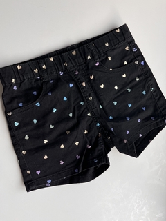 Short negro corazones Grisino t11-12a)187)