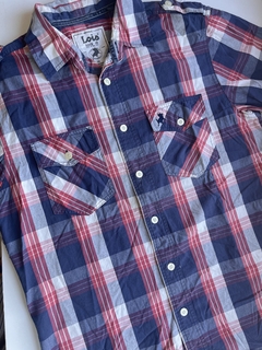 Camisa a cuadros roja y azul Lois 12a(181)