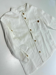 Camisa blanca cuello mao h&M 9-12(150) - comprar online