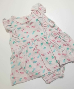 Body vestido frutas crayon rn(03)