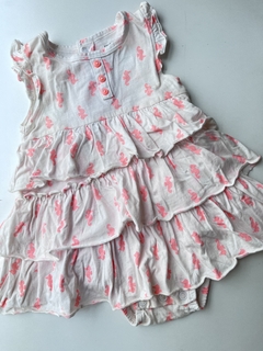 Vestido body mc de caballitos de mar Carters 12m(40)