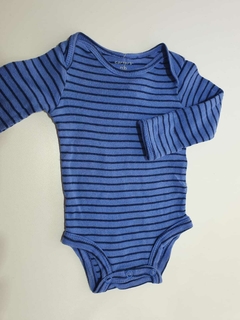 Body rayado azul ml carters 3m(243)