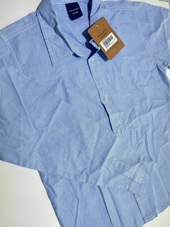 Camisa ml rayada azul mimo 14a(330) - comprar online