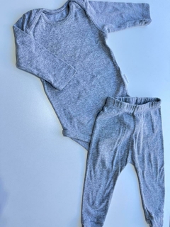 Ajuar 2 piezas gris mimo 3m(147)