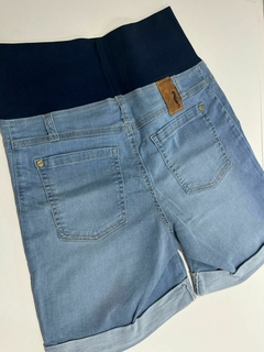 Bermuda de jean celeste maternidad ¿Que sera? T.2(357) - comprar online