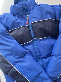Campera inflable azul con negro American exchange t12a (210) - comprar online