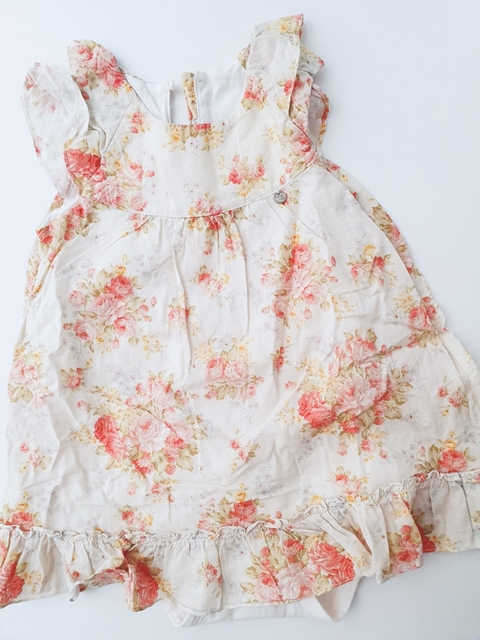 Vestido body flores Magdalena Esposito t9m( 182)