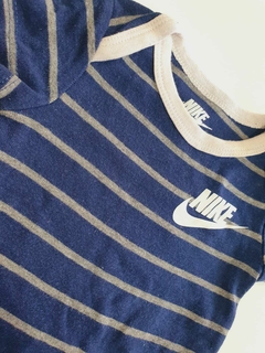 Body rayado azul y gris nike 6m(277) - comprar online