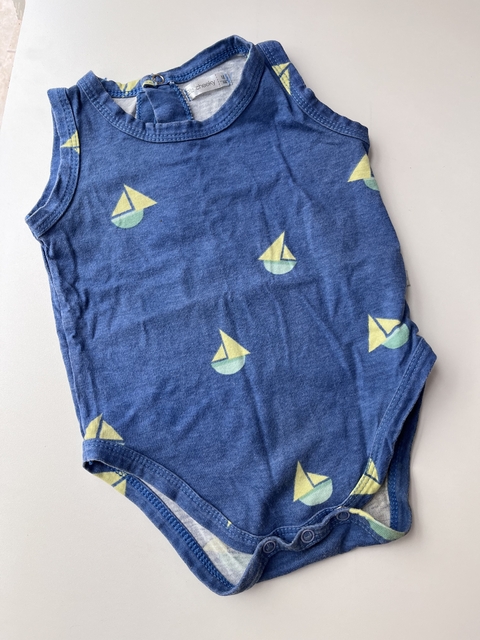 Body azul musculosa de barquitos Cheeky 6m(99)