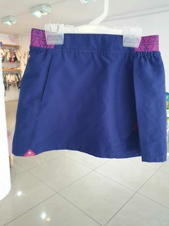 Short deportivo morado y azul quechua 4-5a(160)
