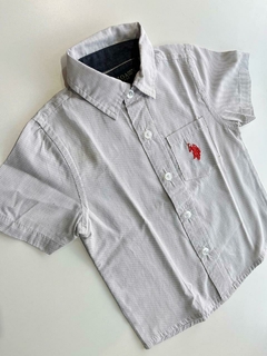 Camisa MC rayas celestes Polo T2a (01)