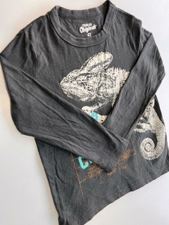 Remera ML negra lagarto Oshkosh T4a (01) - comprar online