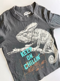 Remera ML negra lagarto Oshkosh T4a (01) en internet