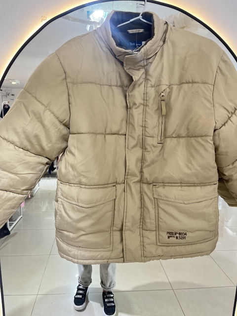 Campera inflable beige Tex t12a (278) - comprar online