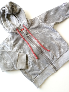 Campera Gris Manchas Frisa Mimo 12M (103)