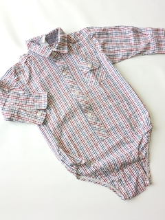 Body Camisa Blanca Lineas Crayon 18M (103) Segunda Seleccion