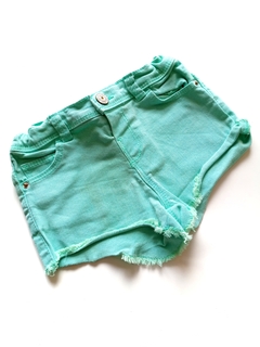 Short Jean Verde Agua Zara 6-9 M (38)