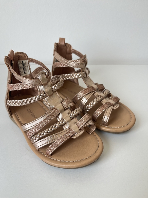 Sandalias doradas Carters t22-23(87)