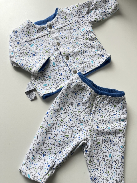 Ajuar reversible perrito plush Grisino (87)