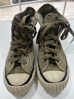 Zapatillas Converse tela verde musgo t36 eu(187) - comprar online
