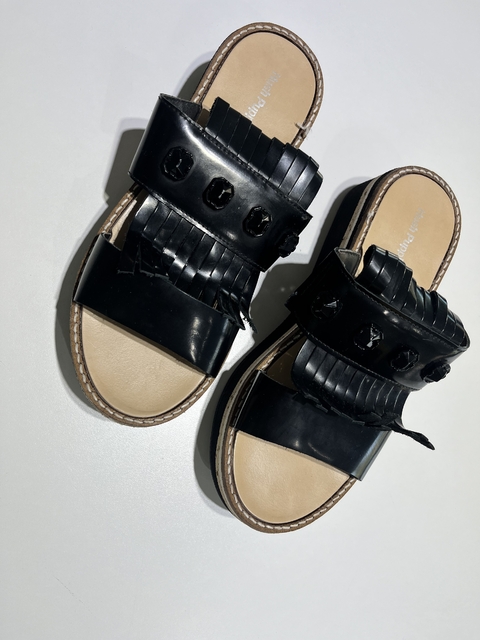Sandalias negras Nuevas Hush Puppies t36(18)