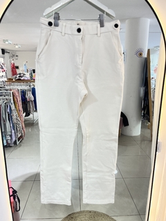 Pantalón blanco formal Ayres t.36(ci 25) - comprar online