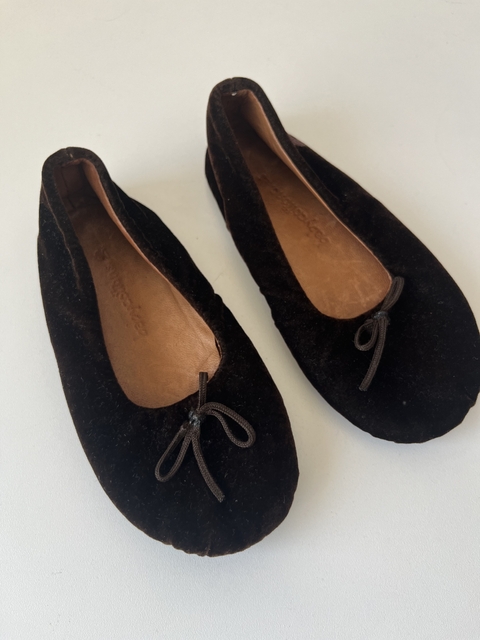 Ballerinas marrones gamuza Baby Cottons t 24(283)