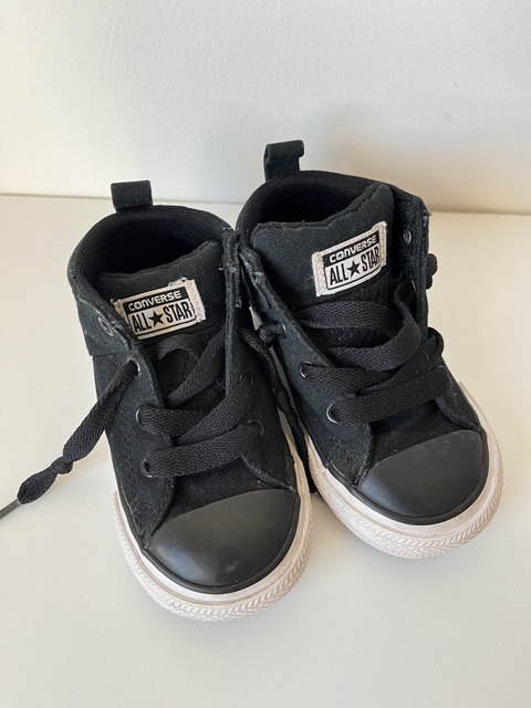 Zapatillas negras Converse t23(283)