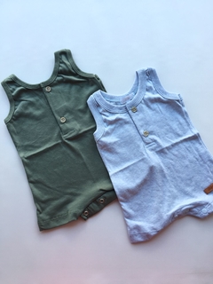 Rompers de algodon sin mangas t3m