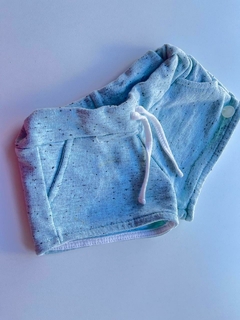 Short de algodon celeste verdoso Nanos 9m(124)