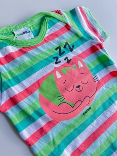 Body mc Lineas verdes Gatito Owoko trn(127)