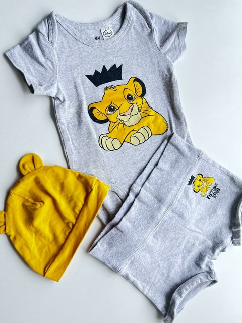 Set de 3 piezas Rey leon H&M t4-6m(134)