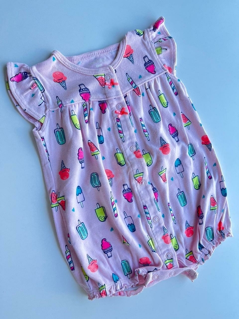 Romper rosa de helados Carters 6m(103)