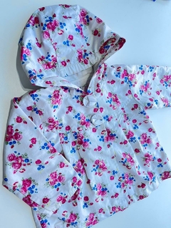 Campera rompeviento rosas Mimo 12m(103)