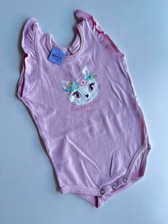 Body sin manga rosa gatito Broer 0-1m(139)