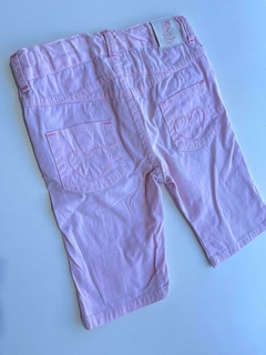 Pantalon rosa bolsillos Crayon t6-9m(137) - comprar online