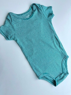 Body verde rayado mc Carters 24m (76)