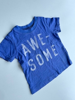 Remera azul letras blancas 6m Carters (42)